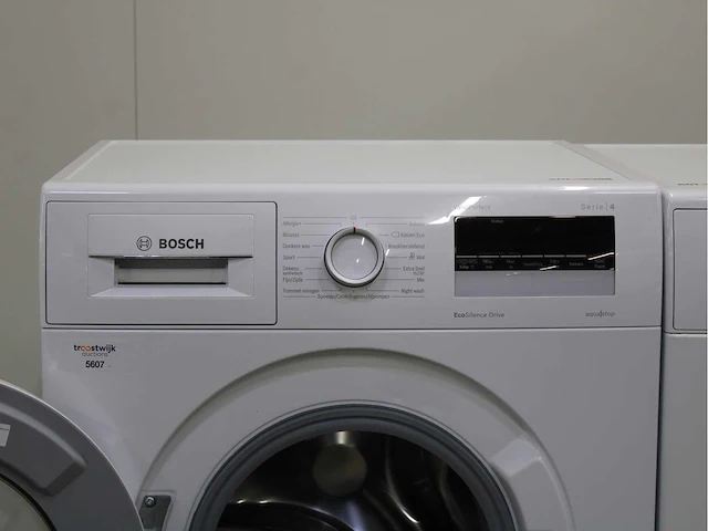 Bosch serie|4 varioperfect ecosilence drive wasmachine & bosch serie|4 wasdroger - afbeelding 3 van  8