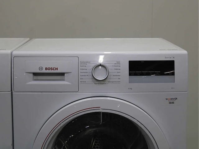 Bosch serie|4 varioperfect ecosilence drive wasmachine & bosch serie|4 wasdroger - afbeelding 6 van  8