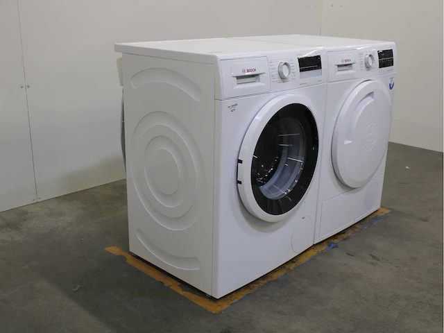 Bosch serie|4 varioperfect ecosilence drive wasmachine & bosch serie|6 selfcleaning condenser wasdroger - afbeelding 4 van  8