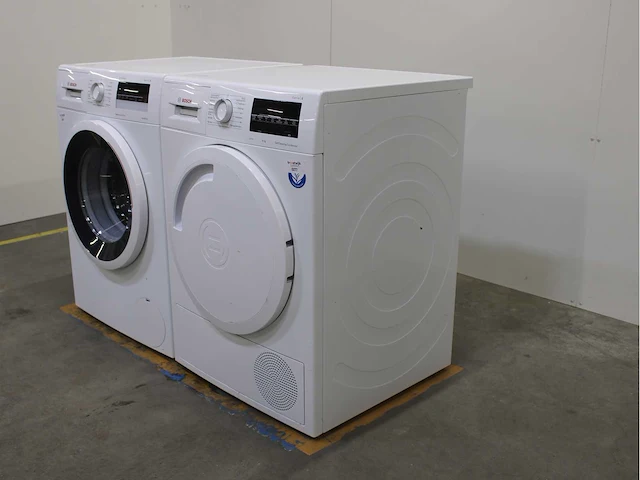 Bosch serie|4 varioperfect ecosilence drive wasmachine & bosch serie|6 selfcleaning condenser wasdroger - afbeelding 7 van  8