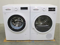 Bosch serie|4 varioperfect ecosilence drive wasmachine & bosch serie|6 wasdroger - afbeelding 1 van  8