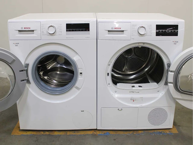 Bosch serie|4 varioperfect ecosilence drive wasmachine & bosch serie|6 wasdroger - afbeelding 2 van  8