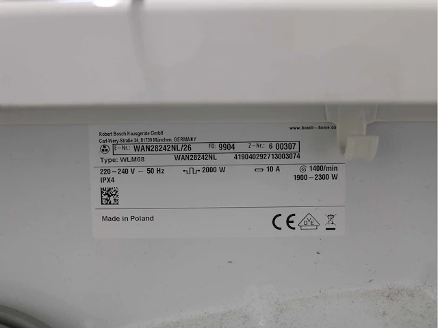 Bosch serie|4 varioperfect ecosilence drive wasmachine & bosch serie|6 wasdroger - afbeelding 5 van  8