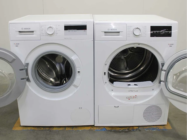 Bosch serie|4 varioperfect ecosilence drive wasmachine & bosch serie|6 wasdroger - afbeelding 2 van  8