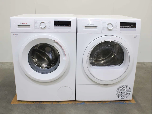 Bosch serie|4 varioperfect ecosilence drive wasmachines & bosch serie|4 a++ wasdrogers - afbeelding 1 van  8