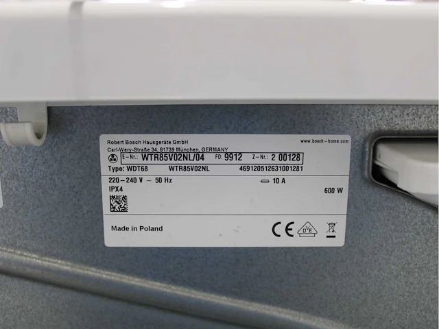 Bosch serie|4 varioperfect ecosilence drive wasmachines & bosch serie|4 a++ wasdrogers - afbeelding 8 van  8