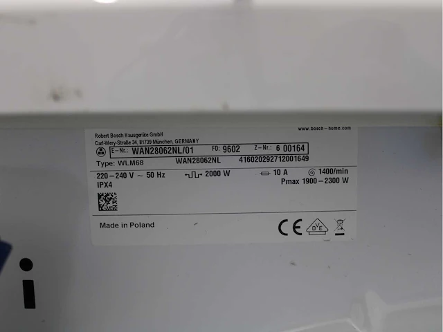 Bosch serie|4 varioperfect ecosilence drive wasmachines & bosch serie|4 wasdrogers - afbeelding 5 van  8