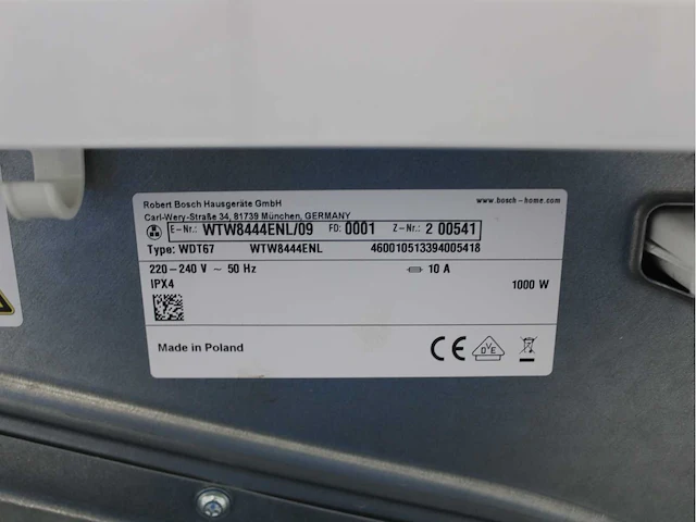 Bosch serie|4 varioperfect ecosilence drive wasmachines & bosch serie|6 selfcleaning condenser a+++ wasdrogers - afbeelding 8 van  8