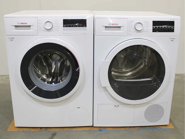 Bosch serie|4 varioperfect ecosilence drive wasmachines & bosch serie|6 wasdrogers - afbeelding 1 van  8