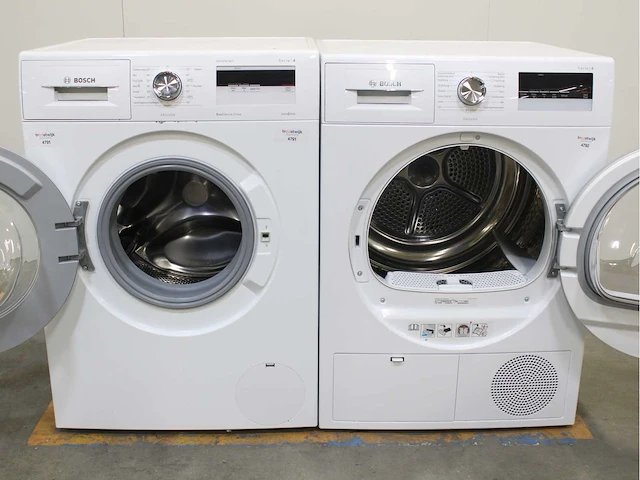 Bosch serie|4 varioperfect exclusiv wasmachine & bosch serie|4 exclusiv wasdroger - afbeelding 2 van  7