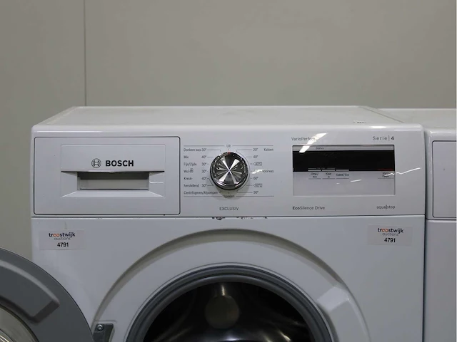 Bosch serie|4 varioperfect exclusiv wasmachine & bosch serie|4 exclusiv wasdroger - afbeelding 3 van  7