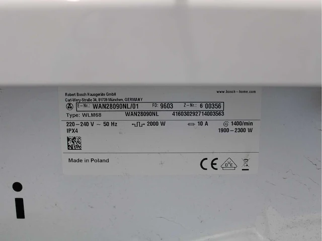 Bosch serie|4 varioperfect exclusiv wasmachine & bosch serie|4 exclusiv wasdroger - afbeelding 5 van  7