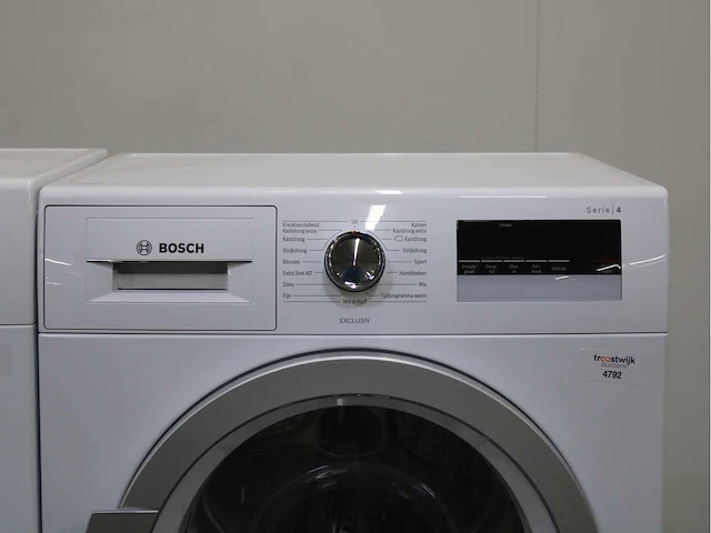 Bosch serie|4 varioperfect exclusiv wasmachine & bosch serie|4 exclusiv wasdroger - afbeelding 6 van  7