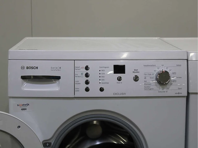 Bosch serie|4 varioperfect exclusiv wasmachine & bosch serie|4 exclusiv wasdroger - afbeelding 3 van  8