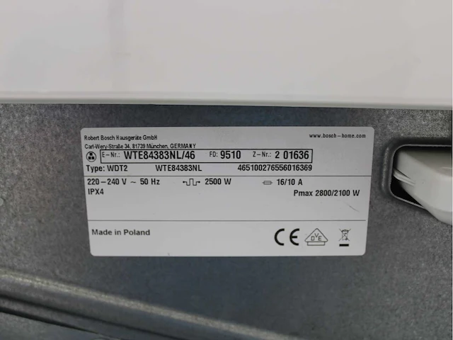 Bosch serie|4 varioperfect exclusiv wasmachine & bosch serie|4 exclusiv wasdroger - afbeelding 8 van  8