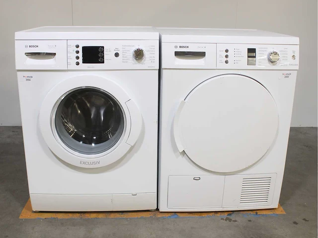 Bosch serie|4 varioperfect exclusiv wasmachines & bosch serie|4 exclusiv wasdrogers - afbeelding 1 van  8