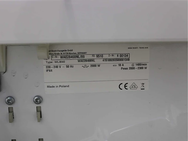 Bosch serie|4 varioperfect wasmachine & bosch maxx 7 sensitive droger - afbeelding 5 van  8