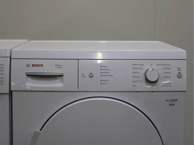 Bosch serie|4 varioperfect wasmachine & bosch maxx 7 sensitive droger - afbeelding 6 van  8