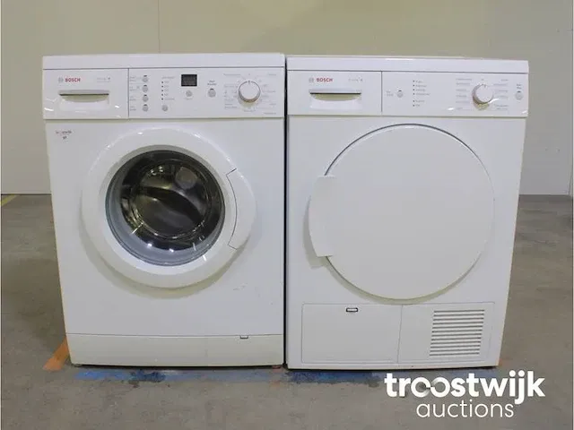 Bosch serie|4 varioperfect wasmachine & bosch serie|4 droger - afbeelding 1 van  8