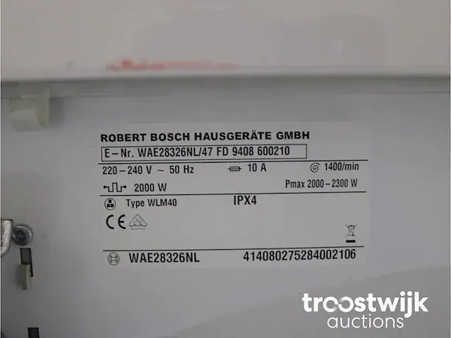 Bosch serie|4 varioperfect wasmachine & bosch serie|4 droger - afbeelding 5 van  8