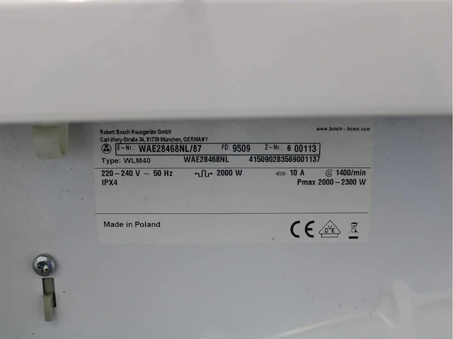 Bosch serie|4 varioperfect wasmachine & bosch serie|4 wasdroger - afbeelding 4 van  7
