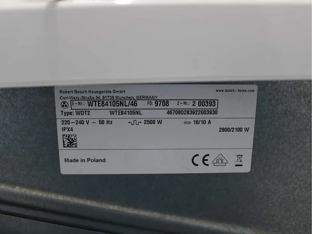 Bosch serie|4 varioperfect wasmachine & bosch serie|4 wasdroger - afbeelding 7 van  7