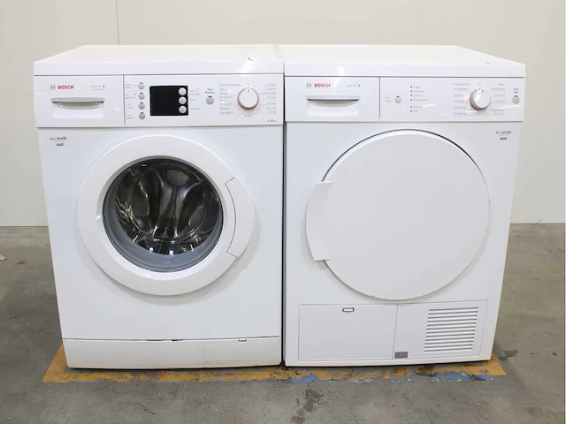 Bosch serie|4 varioperfect wasmachine & bosch serie|4 wasdroger - afbeelding 1 van  5