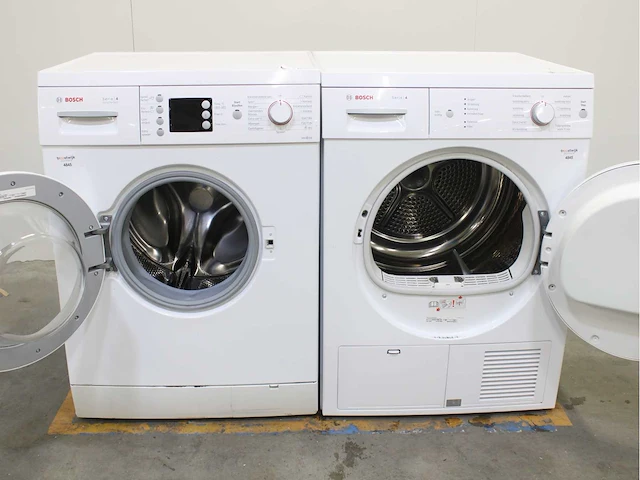 Bosch serie|4 varioperfect wasmachine & bosch serie|4 wasdroger - afbeelding 2 van  5