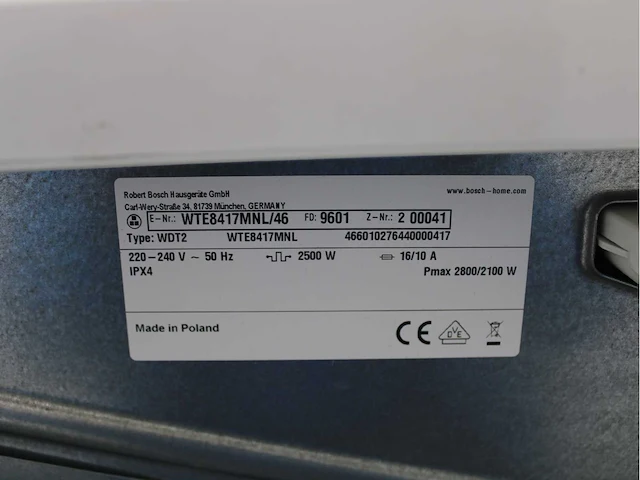 Bosch serie|4 varioperfect wasmachine & bosch serie|4 wasdroger - afbeelding 5 van  5