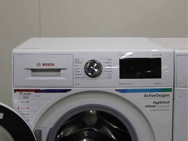 Bosch serie|6 activeoxygen ecosilencedrive wasmachine & bosch serie|4 exclusiv wasdroger - afbeelding 3 van  8