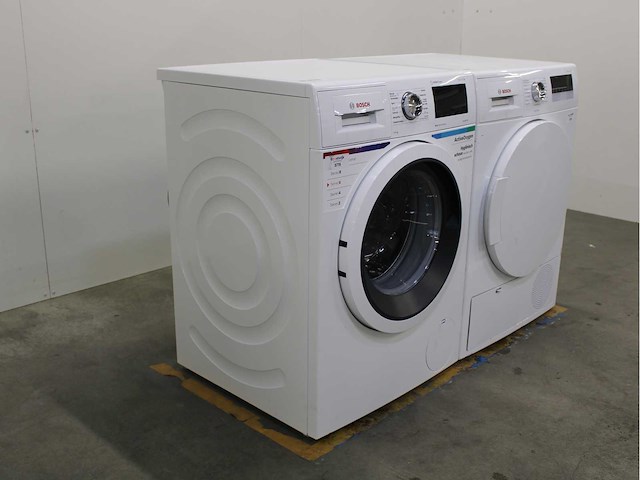 Bosch serie|6 activeoxygen ecosilencedrive wasmachine & bosch serie|4 exclusiv wasdroger - afbeelding 4 van  8