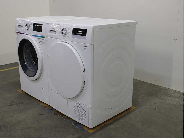 Bosch serie|6 activeoxygen ecosilencedrive wasmachine & bosch serie|4 exclusiv wasdroger - afbeelding 7 van  8