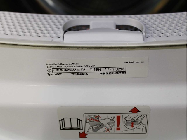 Bosch serie|6 activeoxygen ecosilencedrive wasmachine & bosch serie|4 exclusiv wasdroger - afbeelding 8 van  8
