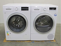 Bosch serie|6 aquastop ecosilence drive wasmachine & bosch serie|4 wasdroger - afbeelding 1 van  8