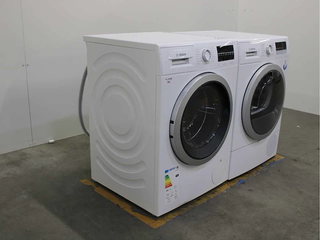 Bosch serie|6 aquastop ecosilence drive wasmachine & bosch serie|4 wasdroger - afbeelding 4 van  8