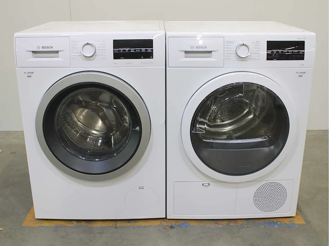 Bosch serie|6 aquastop ecosilence drive wasmachine & bosch serie|6 wasdroger - afbeelding 1 van  6