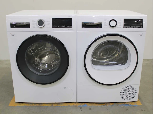 Bosch serie|6 aquastop wasmachine & bosch serie|6 selfcleaning condenser wasdroger - afbeelding 1 van  8