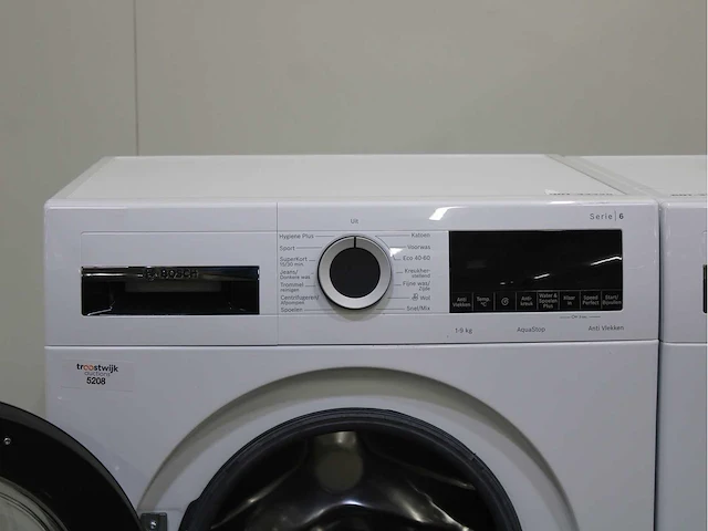 Bosch serie|6 aquastop wasmachine & bosch serie|6 selfcleaning condenser wasdroger - afbeelding 3 van  8