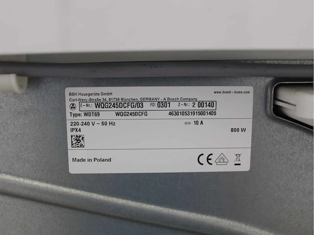 Bosch serie|6 aquastop wasmachine & bosch serie|6 selfcleaning condenser wasdroger - afbeelding 8 van  8