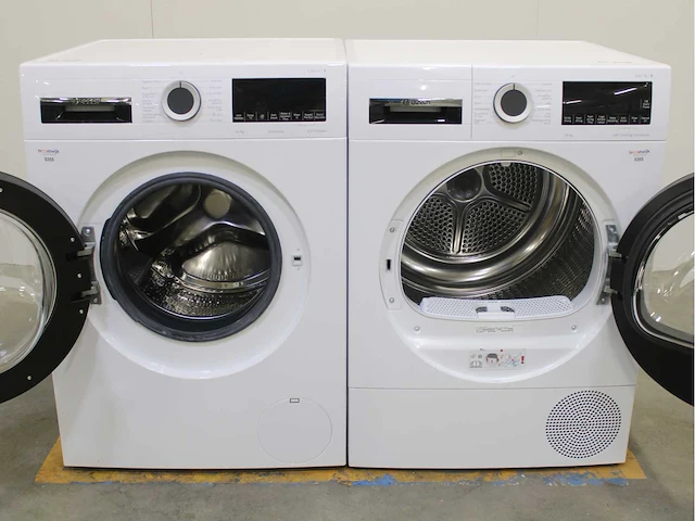 Bosch serie|6 aquastop wasmachine & bosch serie|6 selfcleaning condenser wasdroger - afbeelding 2 van  8