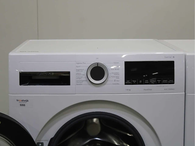 Bosch serie|6 aquastop wasmachine & bosch serie|6 selfcleaning condenser wasdroger - afbeelding 3 van  8