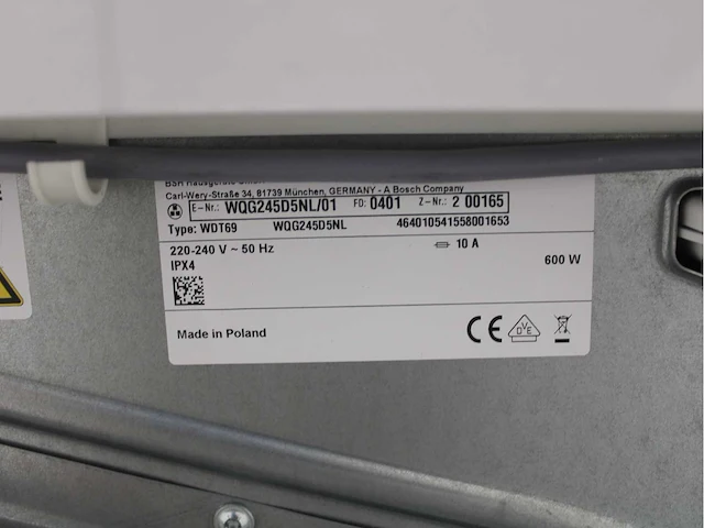 Bosch serie|6 aquastop wasmachine & bosch serie|6 selfcleaning condenser wasdroger - afbeelding 8 van  8