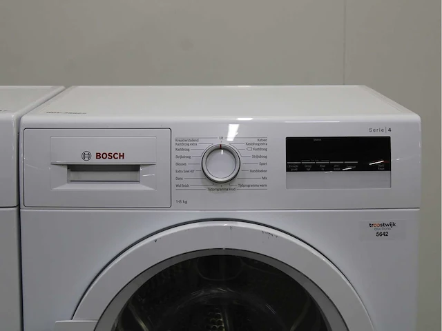 Bosch serie|6 ecosilence drive wasmachine & bosch serie|4 wasdroger - afbeelding 6 van  8