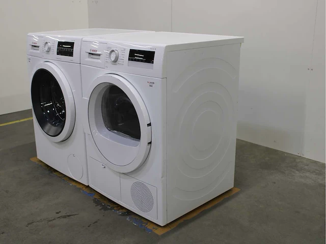 Bosch serie|6 ecosilence drive wasmachine & bosch serie|4 wasdroger - afbeelding 7 van  8