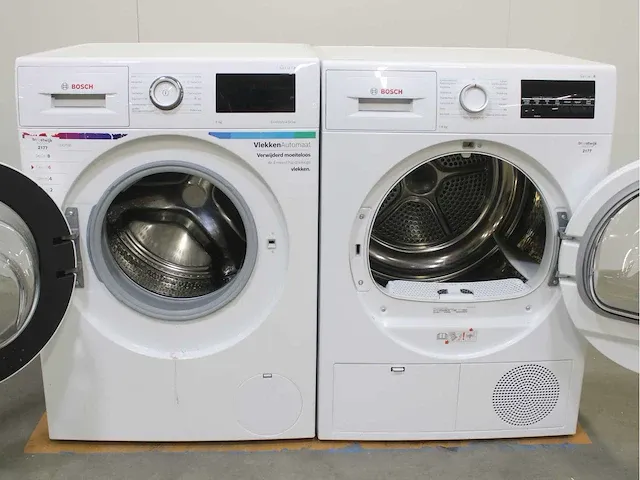 Bosch serie|6 ecosilence drive wasmachine & bosch serie|6 droger - afbeelding 2 van  8