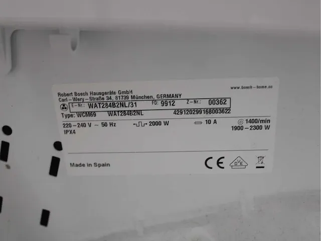 Bosch serie|6 ecosilence drive wasmachine & bosch serie|6 selfcleaning condenser a+++ droger - afbeelding 5 van  8