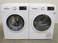 Bosch serie|6 ecosilence drive wasmachine & bosch serie|6 selfcleaning condenser wasdroger - afbeelding 1 van  8