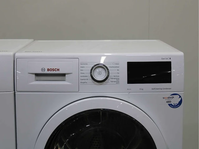 Bosch serie|6 ecosilence drive wasmachine & bosch serie|6 selfcleaning condenser wasdroger - afbeelding 6 van  8