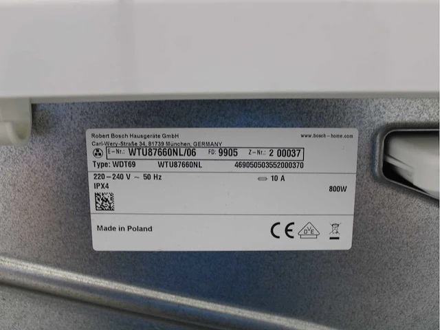 Bosch serie|6 ecosilence drive wasmachine & bosch serie|6 selfcleaning condenser wasdroger - afbeelding 7 van  7