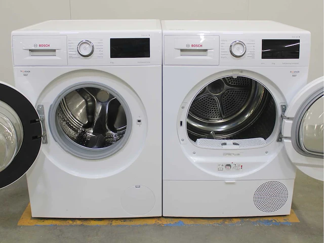 Bosch serie|6 ecosilence drive wasmachine & bosch serie|6 selfcleaning condenser wasdroger - afbeelding 2 van  8
